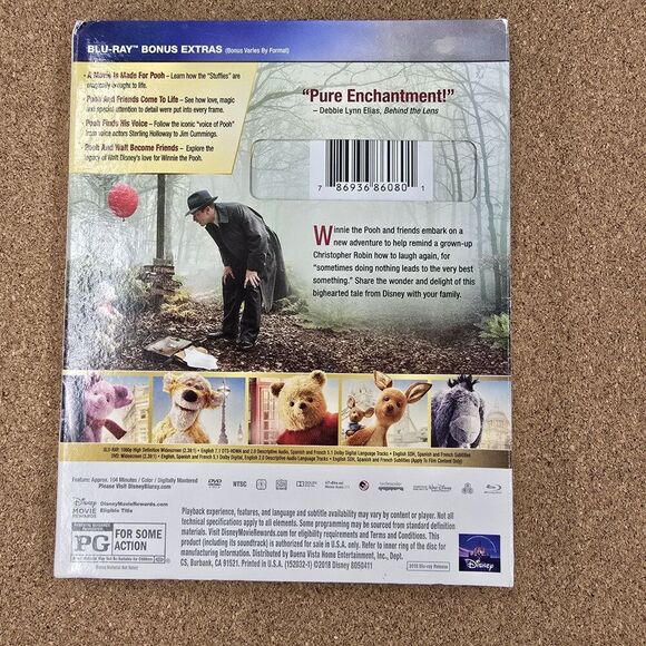 Christopher Robin Blu-ray and DVD Set Walmart Exclusive - Picture 2 of 7